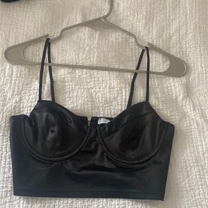 Black Adika crop top